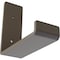 Ekena Millwork Steel Hanging Shelf Bracket, Hammered Brown 2"W x 6"D x 5 1/2"H BKTM02X06X05HSHBR - alternate 1